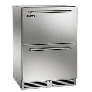 Perlick Residential PR-HP24FO-5 24" Undercounter Freezer with 2 Stainless Drawers