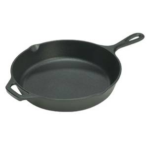 Lodge L8SK3 10" Cast Iron Skillet with Assist Handle 