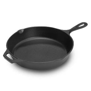 Lodge L10SK3 12" Cast Iron Skillet with Assist Handle 