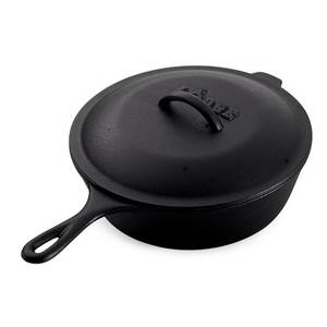 Lodge L8CF3 10" Chicken Skillet Fryer with Iron Cover