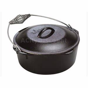 Lodge L10DO3 7 Quart Dutch Oven with Spiral Handle