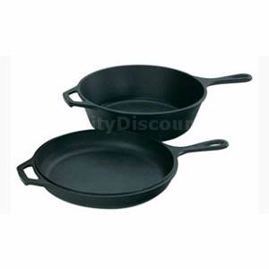 Lodge LCC3 10" Griddle Skillet Combo Cooker