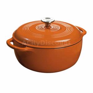 Lodge EC6D63 6 Quart Enamel Dutch Oven Pumpkin
