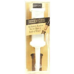 Cork Pops 12238 Wine Opener White