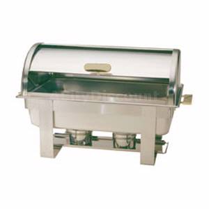 Crestware CHART Chafing Dish Roll-Top 8 Quart Chafer Stainless Steel