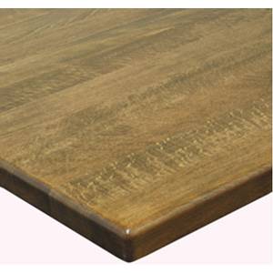 H&D Commercial Seating TWD2424 24" x 24" Solid Wood Table Top with Finish Options