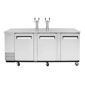 Turbo Air TBD-4SD-N Direct Draw 4 Keg Beer Cooler Dispenser Stainless