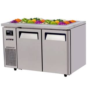 Turbo Air JBT-48-N 48" Refrigerated Buffet Display Table Stainless w/ Casters