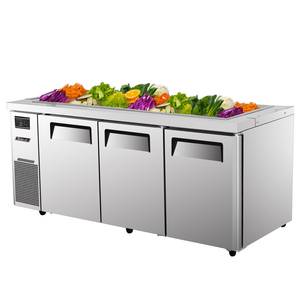 Turbo Air JBT-72-N 72" Refrigerated Buffet Display Table Stainless w/ Casters