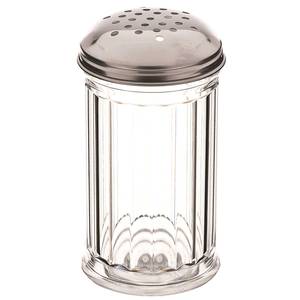 Browne Foodservice 575181 12 oz. Plastic Cheese Shaker with Stainless Lid