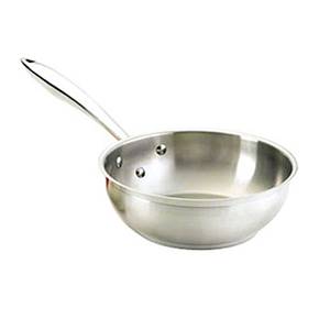 Browne Foodservice 5724042 8" Saute Wok Pan Stainless