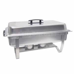 Adcraft FCD-8 8 Quart Stainless Chafing Dish Folding Frame