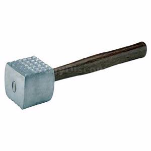 Adcraft TWH-2 13" Manual Meat Tenderizer with Wooden Handle