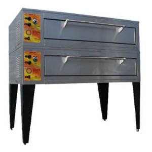 Marsal EDO57 STACKED 57" Wide Electric Pizza Oven Double Hearth Stone Decks