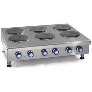 Gas Countertop Hot Plate | Model HDHP2430G | Four Burners | Wells