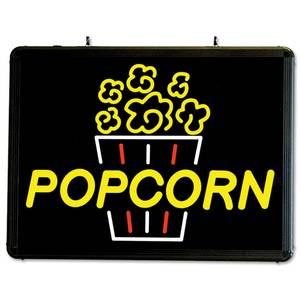 Benchmark 92001 LED Popcorn Sign Ultra-Bright Commercial