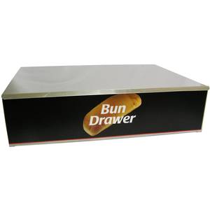 Benchmark 65010 Dry Bun Drawer Box Stainless for 10 Hot Dog Roller Grill
