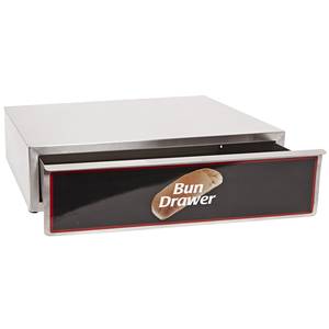 Benchmark 65020 Dry Bun Drawer Box Stainless for 20 Hot Dog Roller Grill