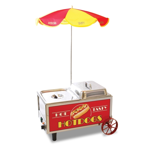 Benchmark 60072 Mini Hot Dog Steamer Cart