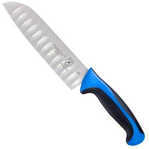 Mercer Culinary M22707BL 7" Santoku Knife w/ Blue Handle