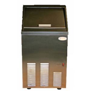 Bluestone Appliance BCIM65 80lb Undercounter Ice Maker Machine Stainless w/ Storage