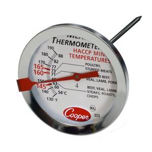Cooper Atkins 323-0-1 2.5" Meat Thermometer NSF