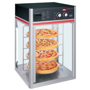 Hatco FSDT-1-120-QS 1 Door Revolving Pizza Display Cabinet w/ 4 Tier Circle Rack