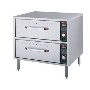 Hatco HDW-2-120-QS 29.5"W Two Drawer Food Warmer Freestanding 900 Watts