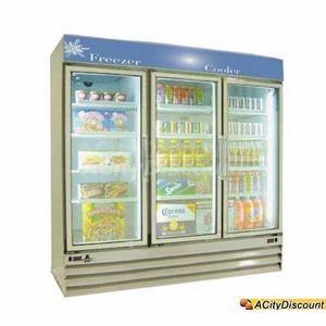 Ascend JGD-61DT ABM-72DT 3 Solid Door Refrigerator & Freezer 72 cu. ft.