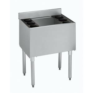 Krowne 21-30DP-7 30"W Insulated Bar Ice Bin 21" Deep w/ Cold Plate 15" Depth