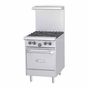 Garland G24-4L 24in G Series Starfire Pro Gas Range 4 eye