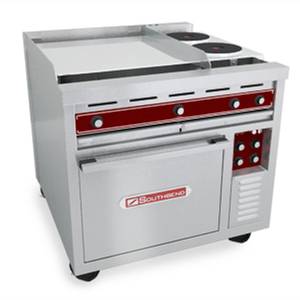 Southbend SE36D-TTH Heavy Duty 36" Electric Range with 24" Griddle & 12" Hot Top