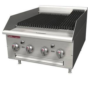 Southbend HDC-24 24" Heavy Duty Gas Charbroiler with Cast Iron Radiants