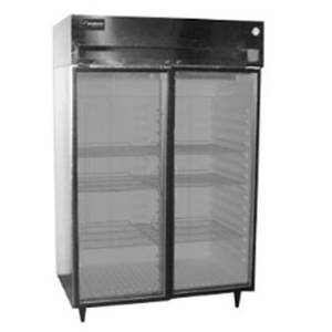 Delfield GBR2P-G 43.5 Cu.ft Reach-In Cooler Merchandiser with 2 Glass Doors