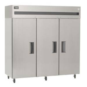 Delfield GBR3P-S 66.5 Cu.ft Reach-In Refrigerator Cooler with 3 Solid Doors