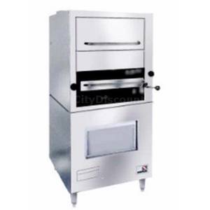 Southbend 171 34" Gas Upright Infrared Broiler with Warming Oven