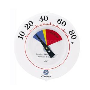 Comark CWT 6" Cooler Wall Thermometer w/Mounting Bracket