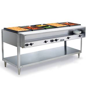 Vollrath 38102 2 Well Electric Hot Food Table S/s with Cutting Board 1400W