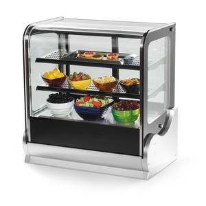 Vollrath 40863 48" Refrigerated Countertop Cubed Glass Display Case