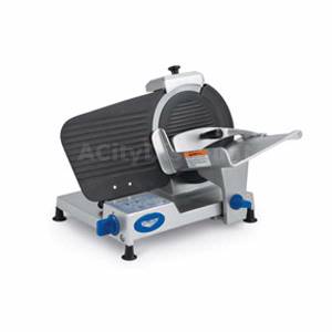 Vollrath 40803 10" Belt Driven Manual Meat Slicer Light Duty Non-Stick