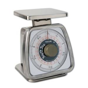 Taylor Precision TS5 5lb Stainless Steel Dial Portion Scale