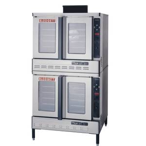 Blodgett DFG-100 DBL Full Size Dual Flow Double Deck Gas Convection Oven