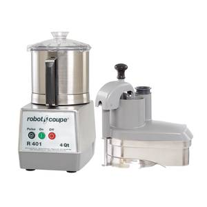 Robot Coupe R401 Combination Food Processor with 4 Quart S/s Bowl & 2 Disc