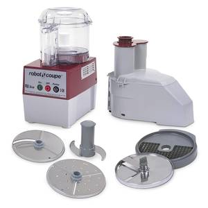 Robot Coupe R2CLRDICE Continuous Feed Food Processor with 2 Disc & Dicing Kit