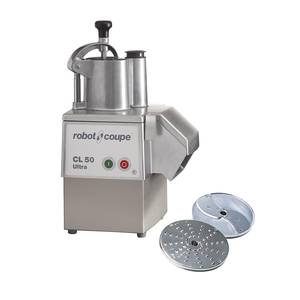 Robot Coupe CL50EULTRA Continuous Feed Food Processor S/s with 2 Disc & 2 Hoppers