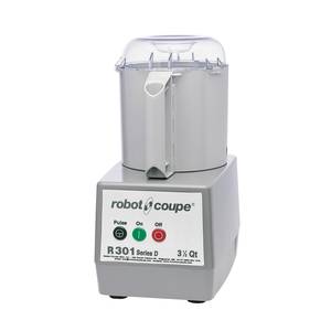 Robot Coupe R301B 3.5 Qt Gray Commercial Food Cutter Mixer 1.5 HP w/ S Blade