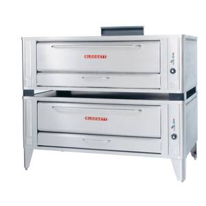 Blodgett 1060 DOUBLE Large Stackable Gas Double Deck Pizza Oven