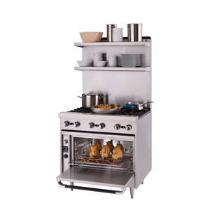 Blodgett BP-6-36 Phoenix Heavy Duty Range with Open-Top Burners on Oven Base