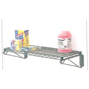 Olympic Storage Company J1836WSK-SR 18" x 36" Direct Wall Mount Shelf Green Epoxy