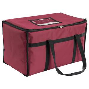 San Jamar FC2212-RD 22in x 12in x 12in Insulated Food Carrier Red